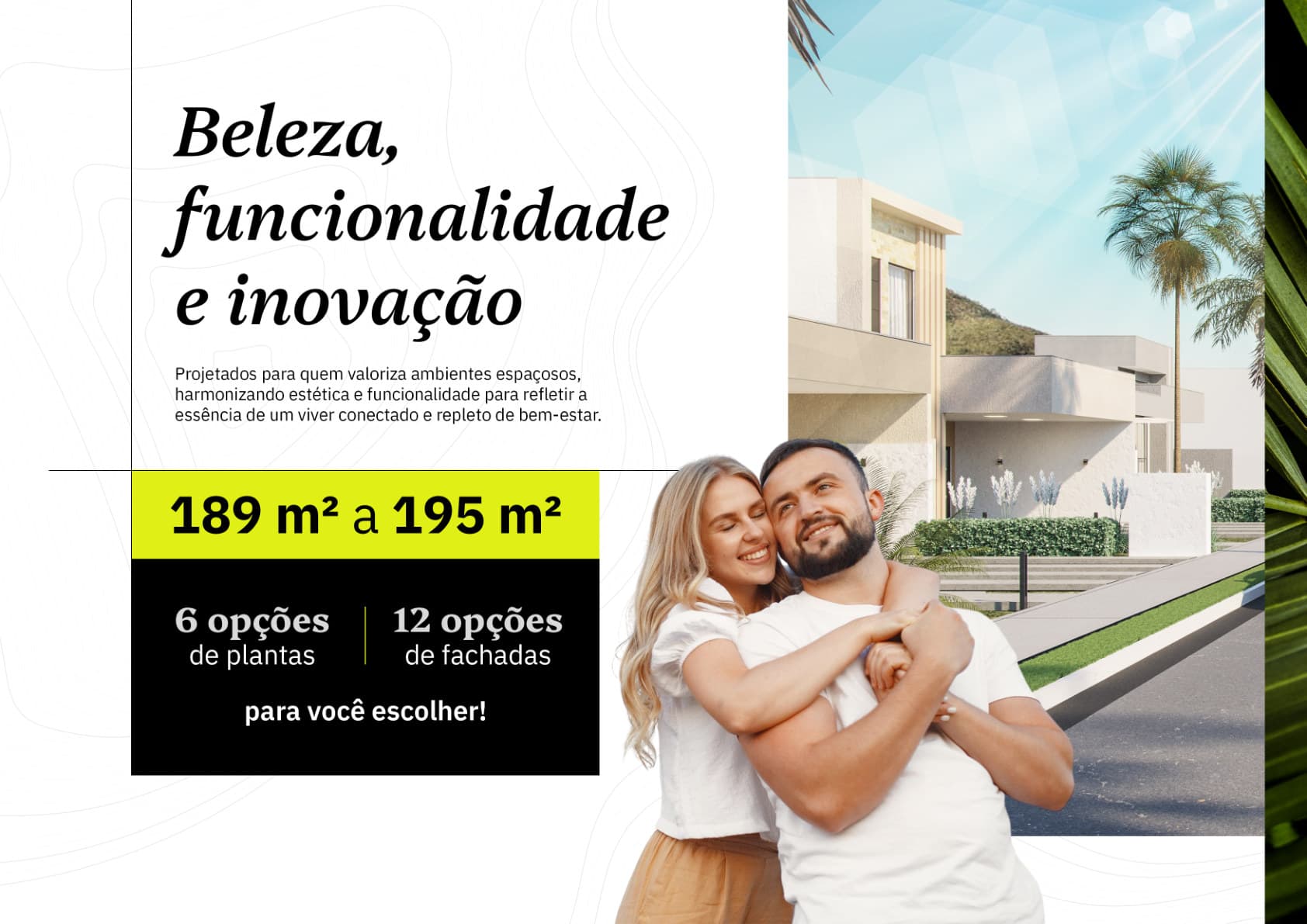 Página do catálogo LIFA Aura sobrados — planta / volumetria (ilustrativo)