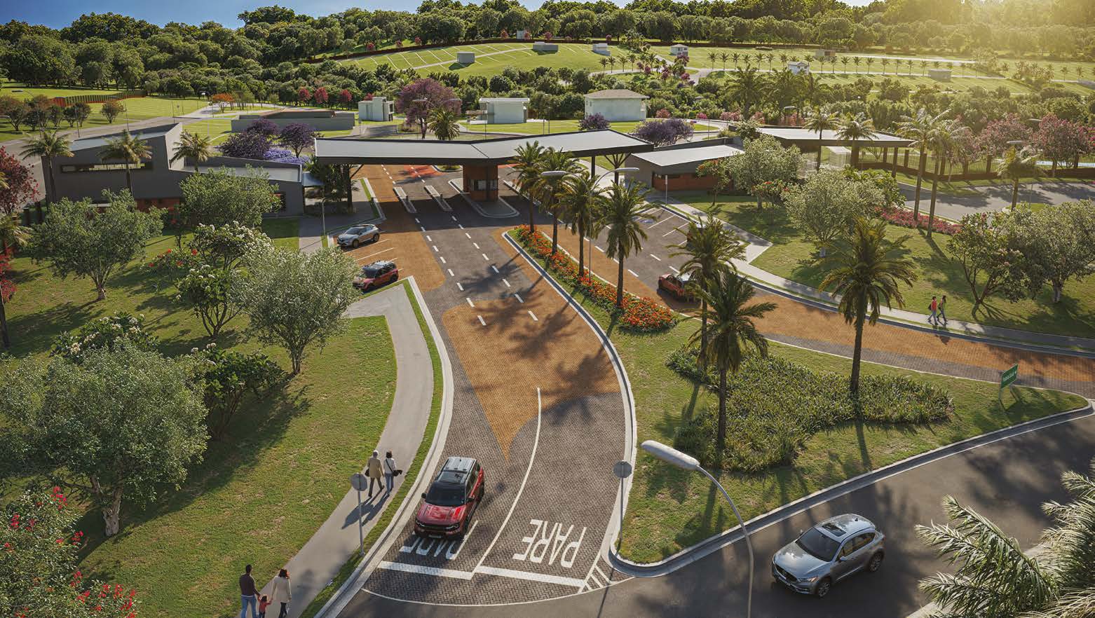 Portaria social do Jardins Montreal — imagem do book digital FGR (ilustrativa)