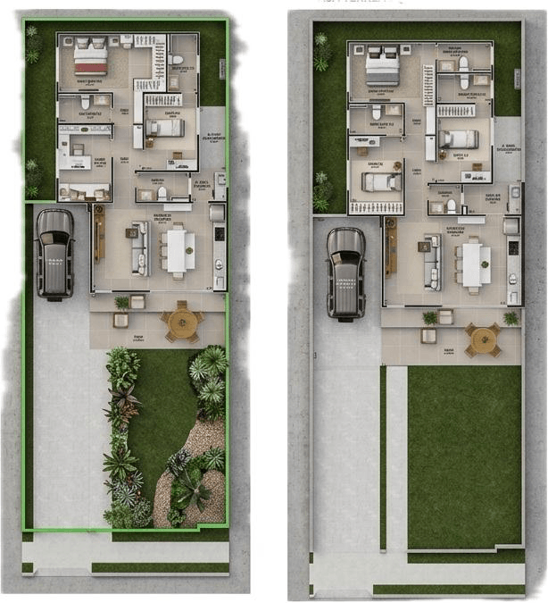 Casas Térreas — Jardins Montreal (Ampliado)
